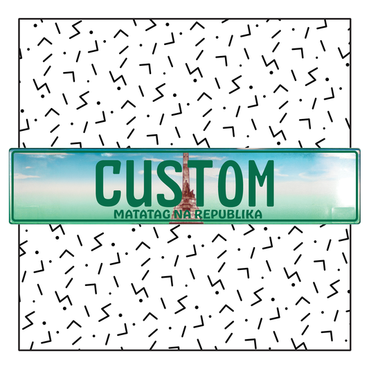 Philippines Custom License Plate