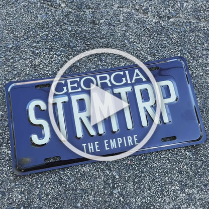 Georgia Custom Blackout Plate