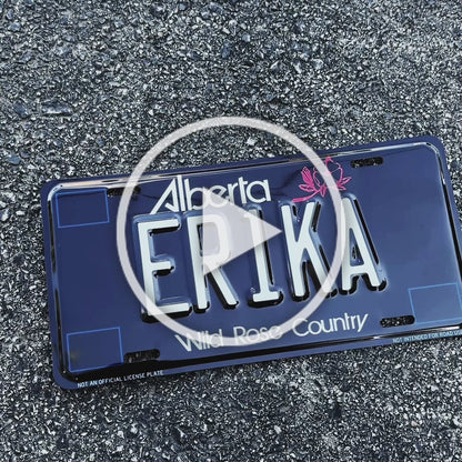 Alberta Custom Blackout Plate