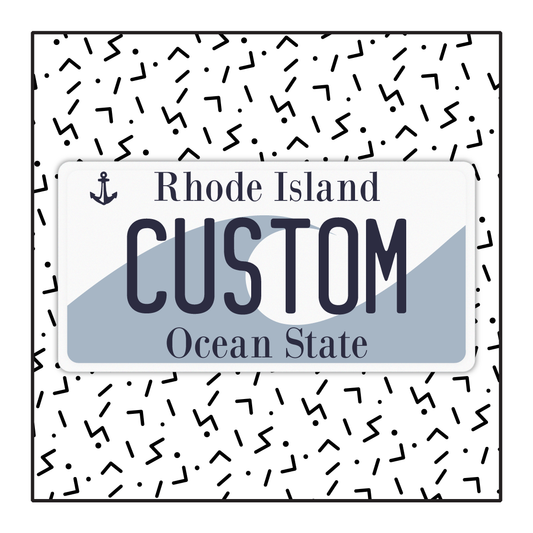 Rhode Island Custom License Plate