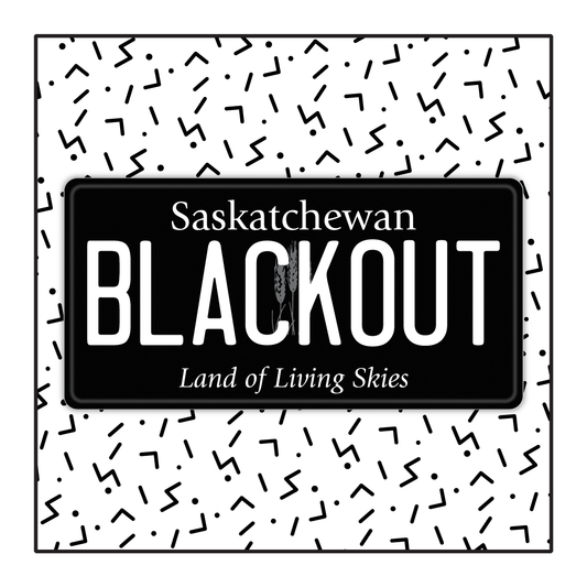 Saskatchewan Custom Blackout Plate