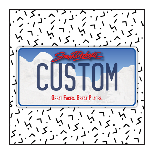 South Dakota Custom License Plate