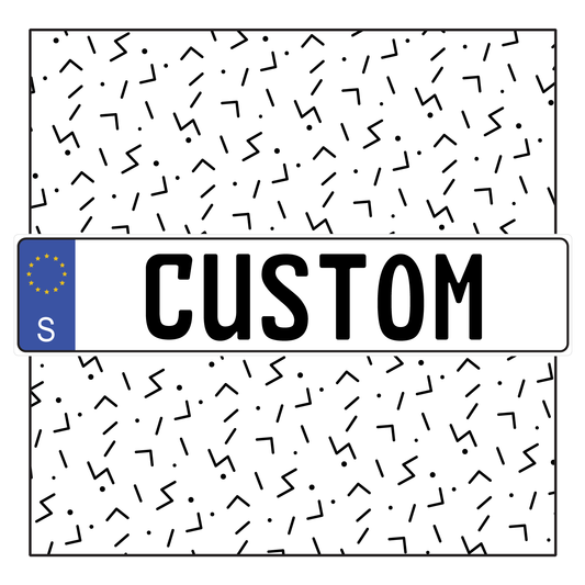 Sweden Custom License Plate