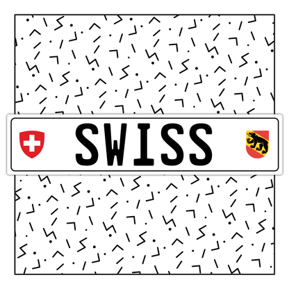 Switzerland Custom License Plate