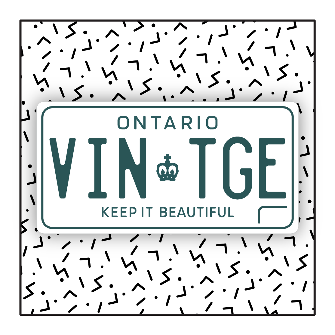 Ontario Vintage Custom License Plate (1978-1982)