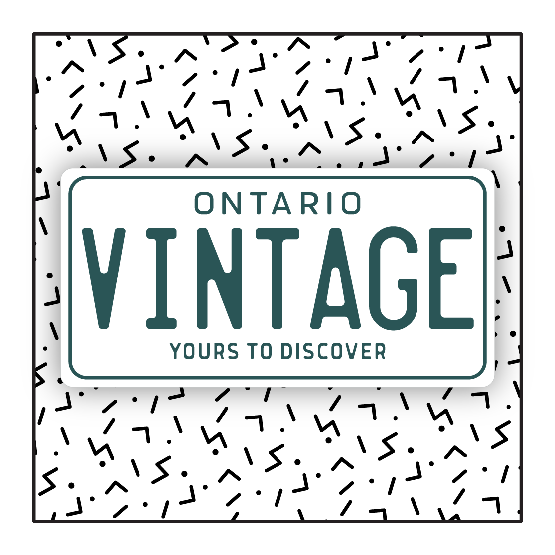 Ontario Vintage Custom License Plate (1983-1993)