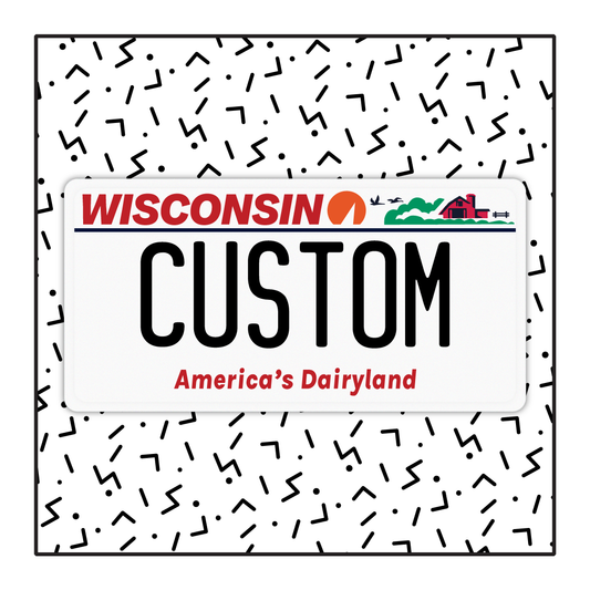 Wisconsin Custom License Plate
