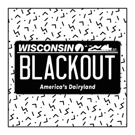 Wisconsin Custom Blackout Plate