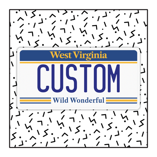 West Virginia Custom License Plate